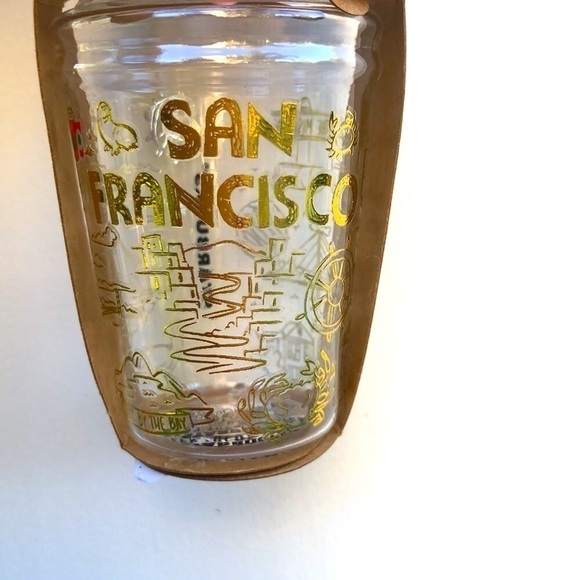 Starbucks San Francisco Ornament glass cup Green Ribbon “Been There Series” - Picture 2 of 9
